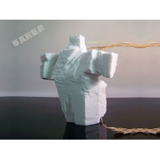 TS11 抽象太極  白色 (小)